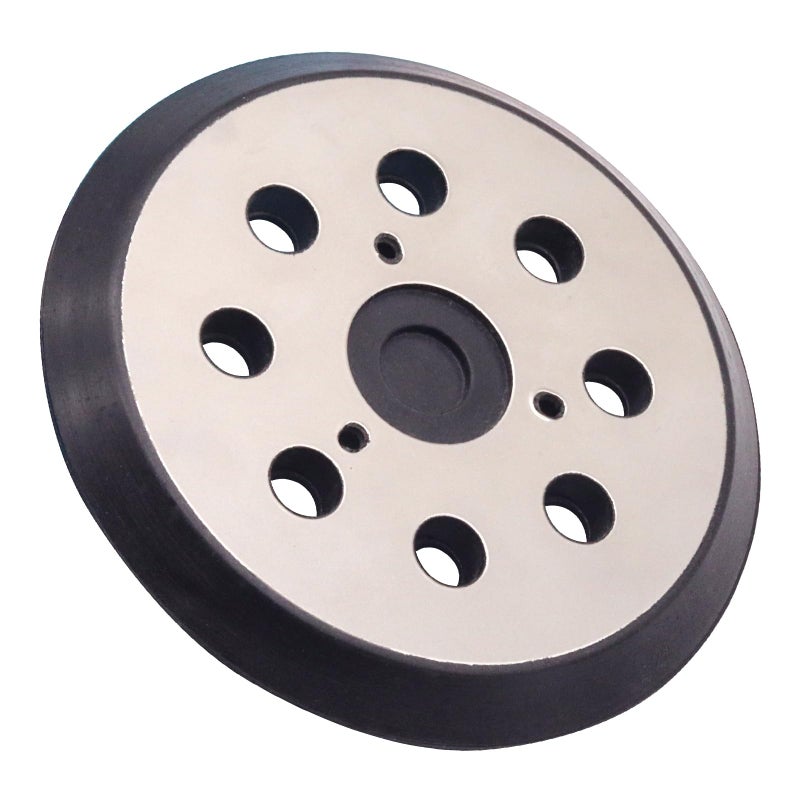 SHUTTLE GENIUS 5 Inch Orbital Sander Replacement Pad Hook and Loop, 5"" 8 Holes Metal Sander Pads Compatible with Makita BO5010, BO5030K, BO5031K Random Orbital Sander (1 Pack) - Image 1